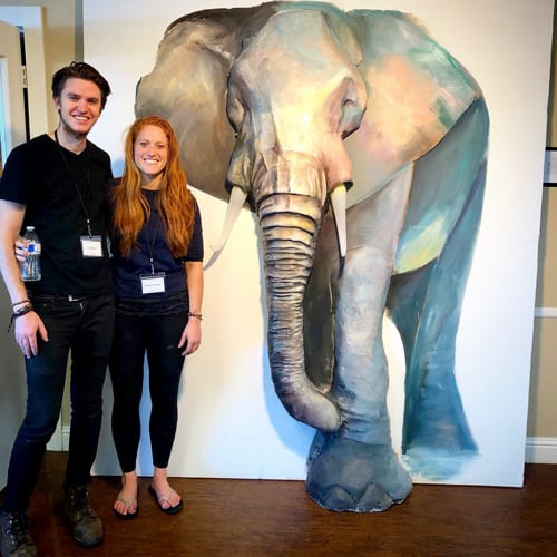 embrace-elephant-3D-painting